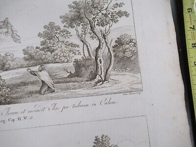 ANTIQUE ETCHING ITALIA ROME CIRCA 1810 GASPARD DUGHET PIETRO PARBONI AS PIC xi