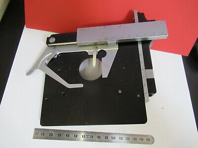 LEITZ WETZLAR STAGE XY TABLE MICROMETER MICROSCOPE PART AS PICTURED &B2-A-06