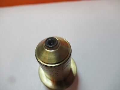 ANTIQUE BRASS OBJECTIVE SWIFT UK 1/6 MICROSCOPE PART AS PICTURED &16-B-25