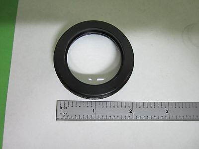 MICROSCOPE PART STEREO OBJECTIVE 1.5X LENS OPTICS AS IS BIN#T2-09