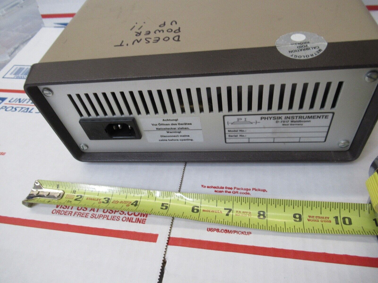 PHYSIK INSTRUMENTE P-263 PIEZO HIGH VOLTAGE GERMAN POWER SUPPLY AS PICTURED TD-4