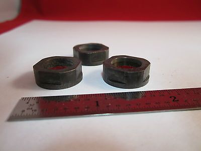 ii LOS 3 EA OPTISCHES MIKROSKOP TEIL LEICA GERMANY RETICLE LIGHT OPTICS BIN #4B