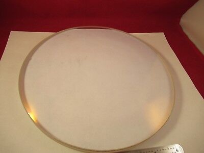 HUGE OPTICAL CONVEX CONCAVE LENS 8.25" DIAMETER GLASS THICK PRO OPTICS &M3-A-02