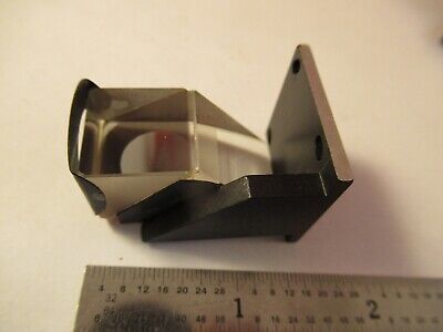 VICKERS ENGLAND MOUNTED GLASS PRISM optics MICROSCOPE PART AS PICTURED &FT-6-07