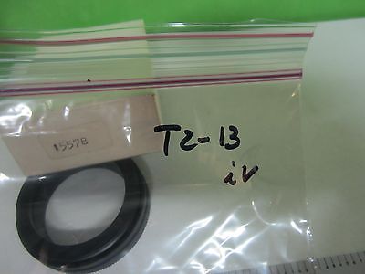 MICROSCOPE PART STEREO 15578 OBJECTIVE COVER LENS OPTICS AS IS BIN#T2-13