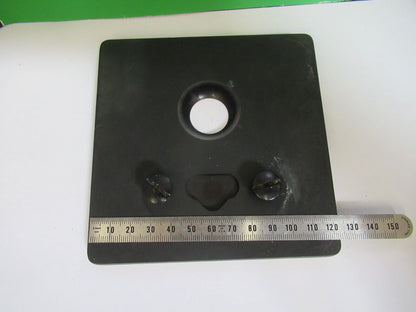 AO SPENCER STAGE SPECIMEN TABLE GOOD SHAPE MICROSCOPE PART AS PICTURED &H7-B-19