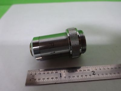 MICROSCOPE PART LEITZ GERMANY VINTAGE  OBJECTIVE PL 16X OPTICS AS IS BIN#2B-E-19