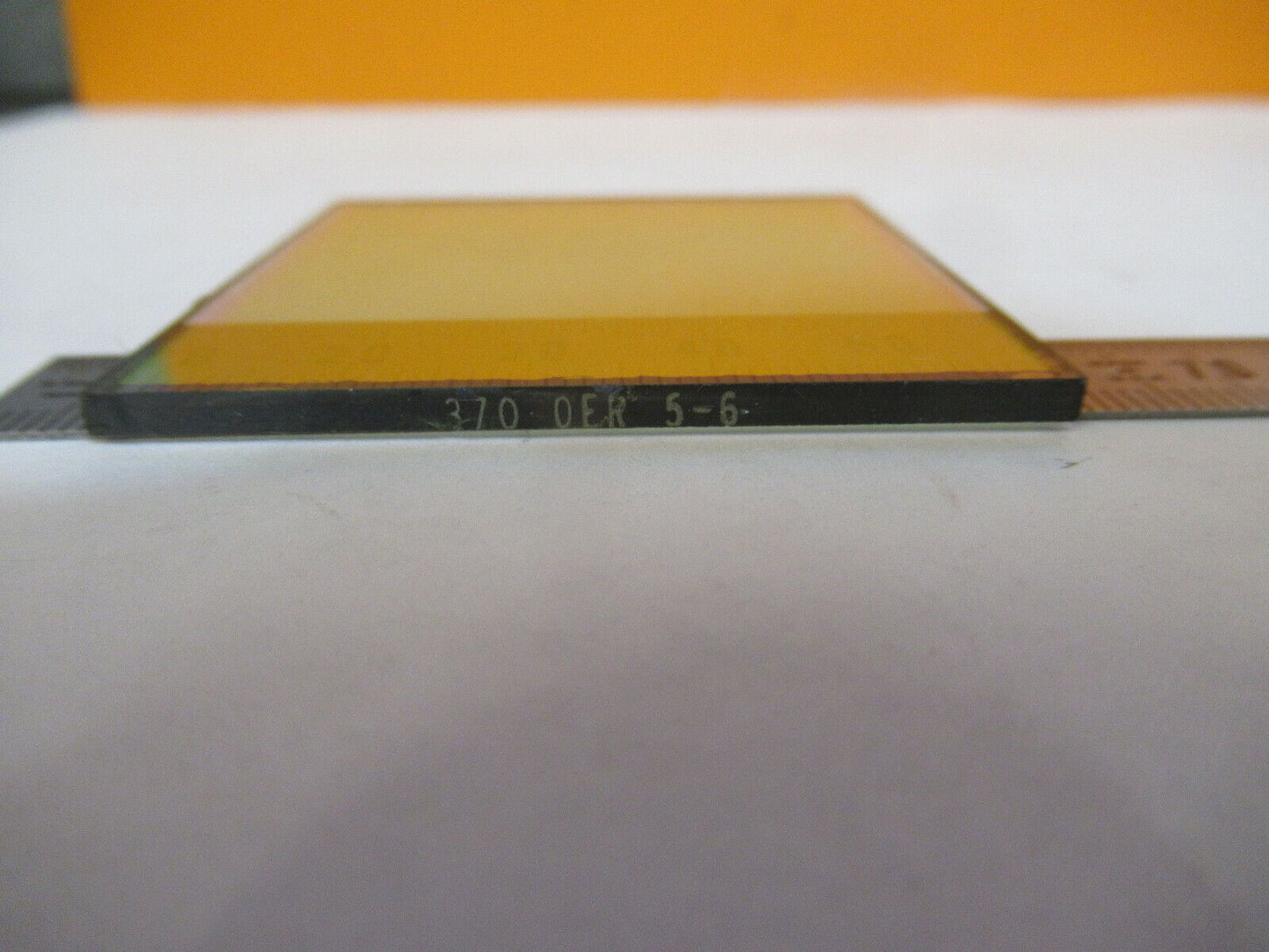 OPTICAL FOR PARTS dichroic filter plate [scratches] OPTICS AS PICTURED &P2-A-54