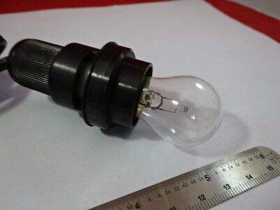 LAMP ILLUMINATOR ASSEMBLY AO AMERICAN [bulb broken] MICROSCOPE PART AS IS 86-113