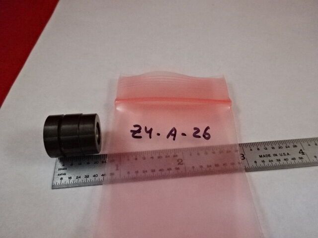 MICROSCOPE PART MOUNTED LENS OPTICS ZEISS AS IS #Z4-A-26