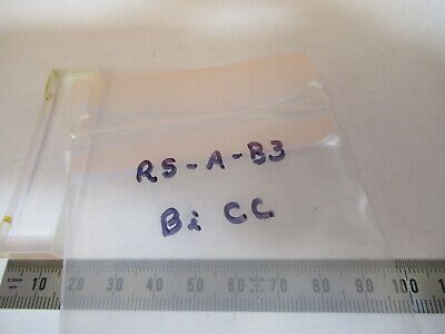 OPTICAL RECTANGULAR BI CONCAVE Bi CC LENS LASER OPTICS AS PICTURED R5-A-83