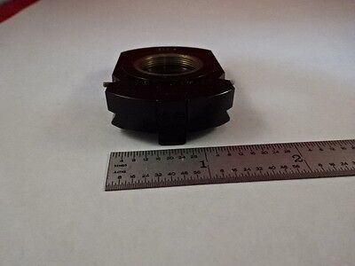 MICROSCOPE PART ZEISS POLARIZER OBJECTIVE HOLDER POL OPTICS AS IS #T2-B-07