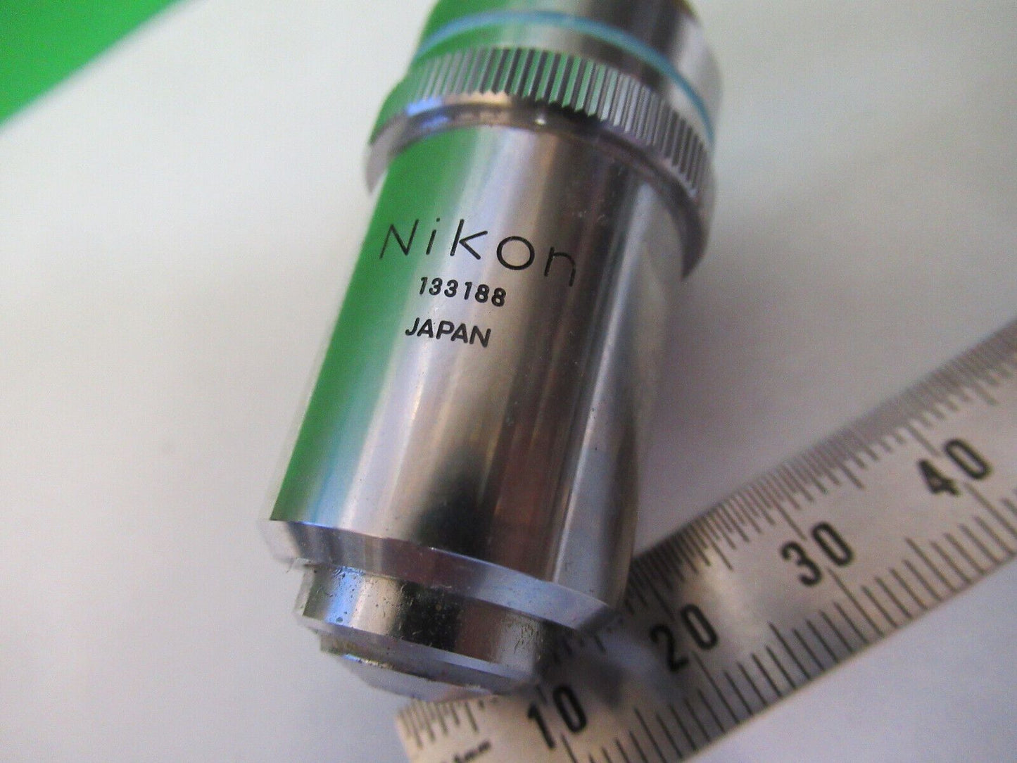 NIKON JAPAN 40X /160  OBJECTIVE OPTICS MICROSCOPE PART AS PICTURED &R3-B-11