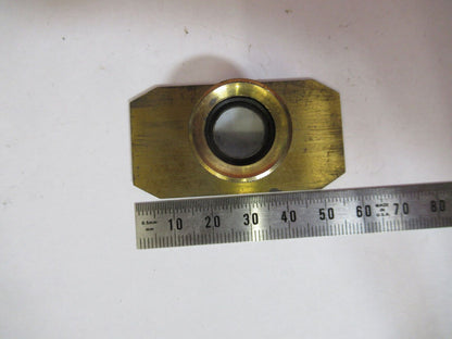 ANTIQUE BRASS COMPRESSORIUM  SLIDE UK MICROSCOPE PART AS PICTURED &S9-A-65