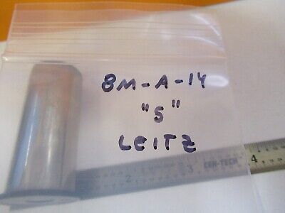 ANTIQUE LEITZ "5" EYEPIECE OCULAR OPTICS MICROSCOPE PART AS PICTURED &8M-A-14