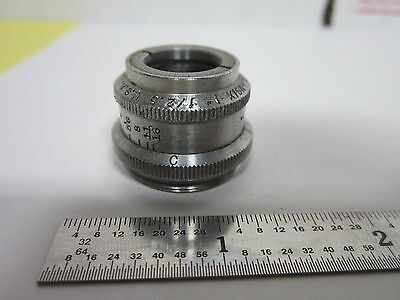 MICROSCOPE OBJECTIVE + IRIS B&H USA OPTICS BIN#G5-H-22