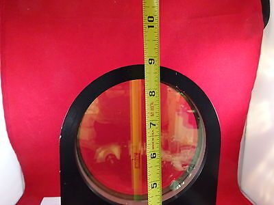 OPTICAL HUGE MOUNTED LENS HEAVY LASER OPTICS AS IS BIN#F9-A-05