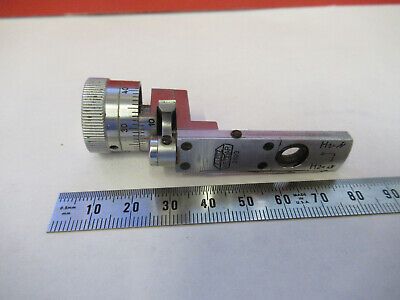 LEITZ BEREK COMPENSATOR  SLIDE OPTICS MICROSCOPE PART AS PICTURED &B6-FT-94