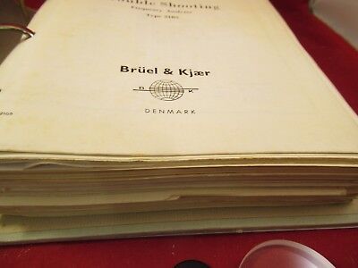 VINTAGE BRUEL KJAER DENMARK SERVICE MANUAL MULTIPLE MODELS AS PICTURED &100-C