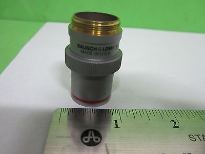 MICROSCOPE PART OBJECTIVE INDUSTRIAL BAUSCH LOMB 5X OPTICS AS IS BIN#65-36