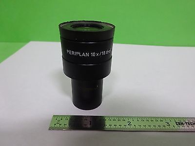 MICROSCOPE PART LEITZ GERMANY EYEPIECE OCULAR 519749 10X OPTICS AS IS BIN#Y5-04