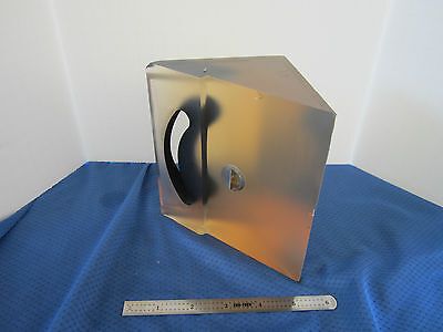 LARGE OPTICAL ZERODUR BLOCK MIL SPEC some chips around it OPTICS  AS IS BIN-OPT