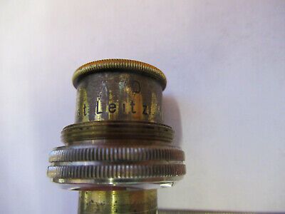 ANTIQUE RARE LEITZ CONDENSER LENS GERMANY MICROSCOPE PART AS PICTURED P9-A-67