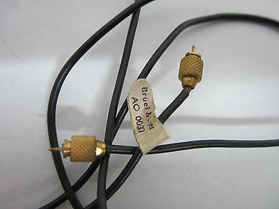 BRUEL KJAER LOW NOISE CABLE AO 0037 MICROPHONE ACOUSTICS SENSOR #J7-81