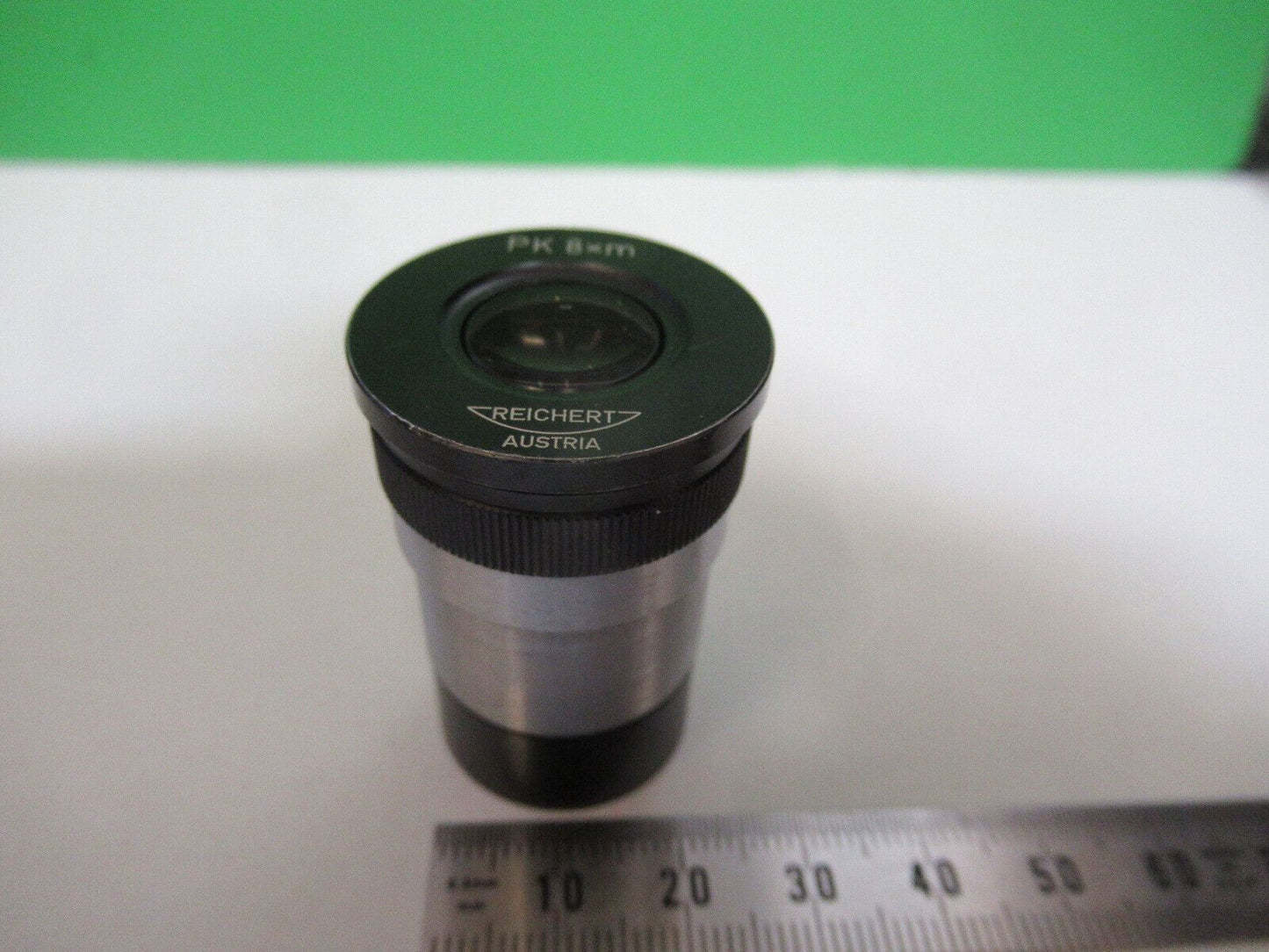 REICHERT AUSTRIA 8Xm micrometer EYEPIECE MICROSCOPE PART AS PICTURED W9-B-10