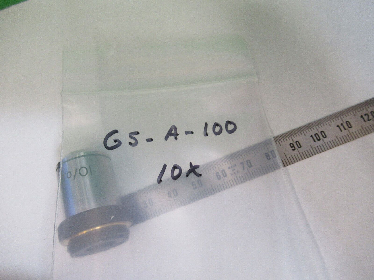 METZ  10X OBJECTIVE LENS MICROSCOPE PART AS PICTURED G5-A-100