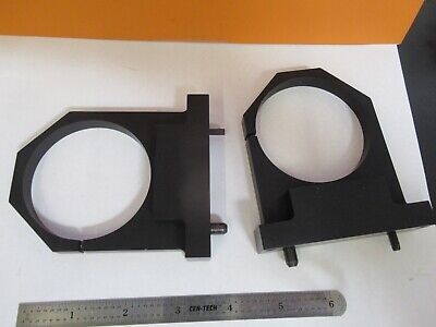 LOT 2 EA ALUMINUM FIXTURES LASER OPTICS OPTICAL DEVICE AS PICTURED &11-B-02