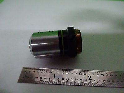 MICROSCOPE PART OBJECTIVE OLYMPUS JAPAN 40X OPTICS AS IS BIN#V7-16