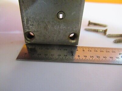 ANTIQUE BAUSCH LOMB LOCK WITHOUT KEY MICROSCOPE PART AS PICTURED &Q6-A-73