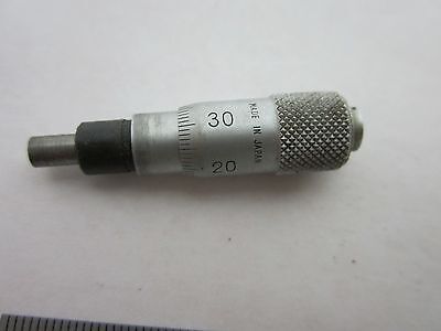 MITUTOYO JAPAN MICROMETER PART for  POSITIONING OPTICS ETC BIN#K3-23