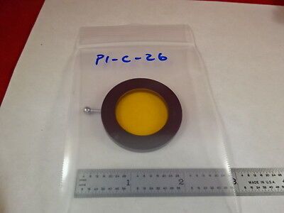 OPTICAL MOUNTED YELLOW FILTER OPTICS AS IS BIN#P1-C-26