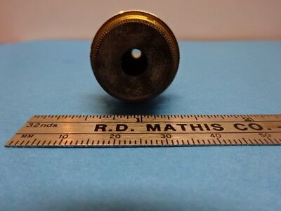 MICROSCOPE PART OPTICAL OBJECTIVE SPENCER AO 100X AMERICAN OPTICS AS IS #90-48