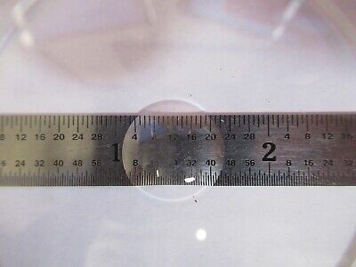 OPTICAL BK7 GLASSROUND PL-CC CENTRE LENS MIL-SPEC OPTICS AS PICTURED &27-B-11