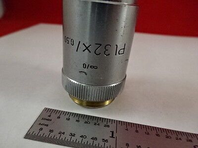 LEITZ WETZLAR GERMANY OBJECTIVE PL 32X MICROSCOPE OPTICS AS IS BIN#W4-G-08