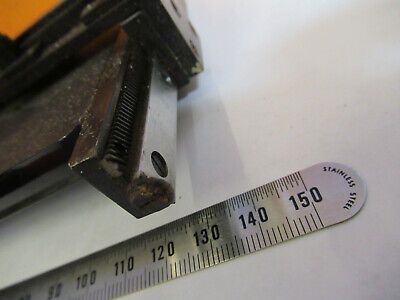 SPENCER AO VINTAGE STAGE TABLE XY ANTIQUE MICROSCOPE PART AS PICTURED &P2-A-78