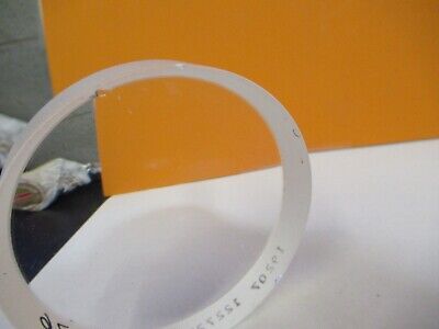 OPTICAL CONVEX CONCAVE LARGE LENS [chip on edge] OPTICS AS PICTURED &15-FT-X31