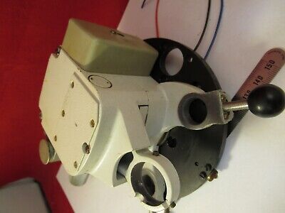 LEITZ HARDNESS TESTER OPTICS ASSEMBLY HOLDER MICROSCOPE PART as pictured &W2-A57