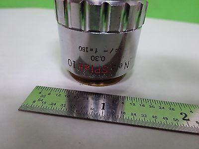 MICROSCOPE PART OBJECTIVE OLYMPUS NEOPLAN 10X DIC JAPAN OPTICS AS IS BIN#Y3-H-07