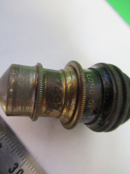 BAUSCH LOMB 1.9mm OBJECTIVE ANTIQUE MICROSCOPE PART AS PICTURED #R1-A-75