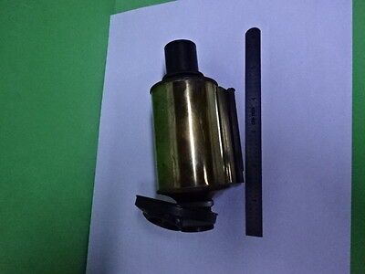 MICROSCOPE PART BRASS SPENCER VINTAGE TUBUS + NOSEPIECE AS IS #B2-M-18