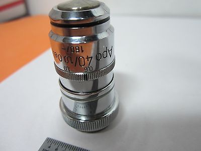 OPTICAL OBJECTIVE APO CARL ZEISS GERMANY 40X MICROSCOPE OPTICS AS IS BIN#K2-14