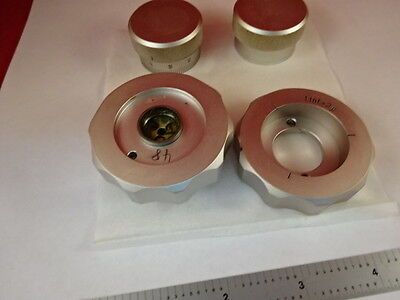 WILD SWISS M12 KNOBS SET MICROSCOPE PART AS IS &V7-A-09