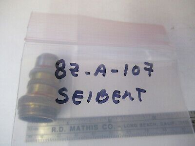 ANTIQUE W&H SEIBERT WETZLAR OBJECTIVE MICROSCOPE PART AS PICTURED &8z-a-107