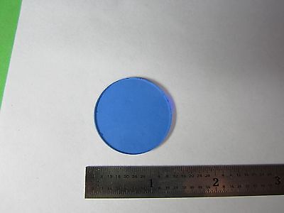 OPTICAL MICROSCOPE FILTER BLUE OPTICS AS IS  BIN#32-78-2