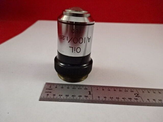 BRISTOL 100X A OIL OBJECTIVE OPTICAL MICROSCOPE PART OPTICS &33-A-98