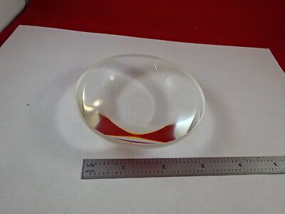 OPTICAL LARGE CONVEX + HIGHLY CONCAVE LENS LASER OPTICS AS IS BIN#L2-B-01